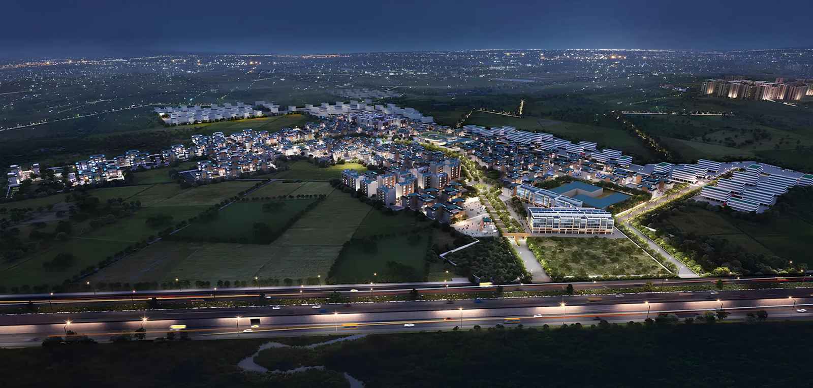 Location map showing M3M Sector 9 Manesar's strategic position in Gurugram with major connectivity routes